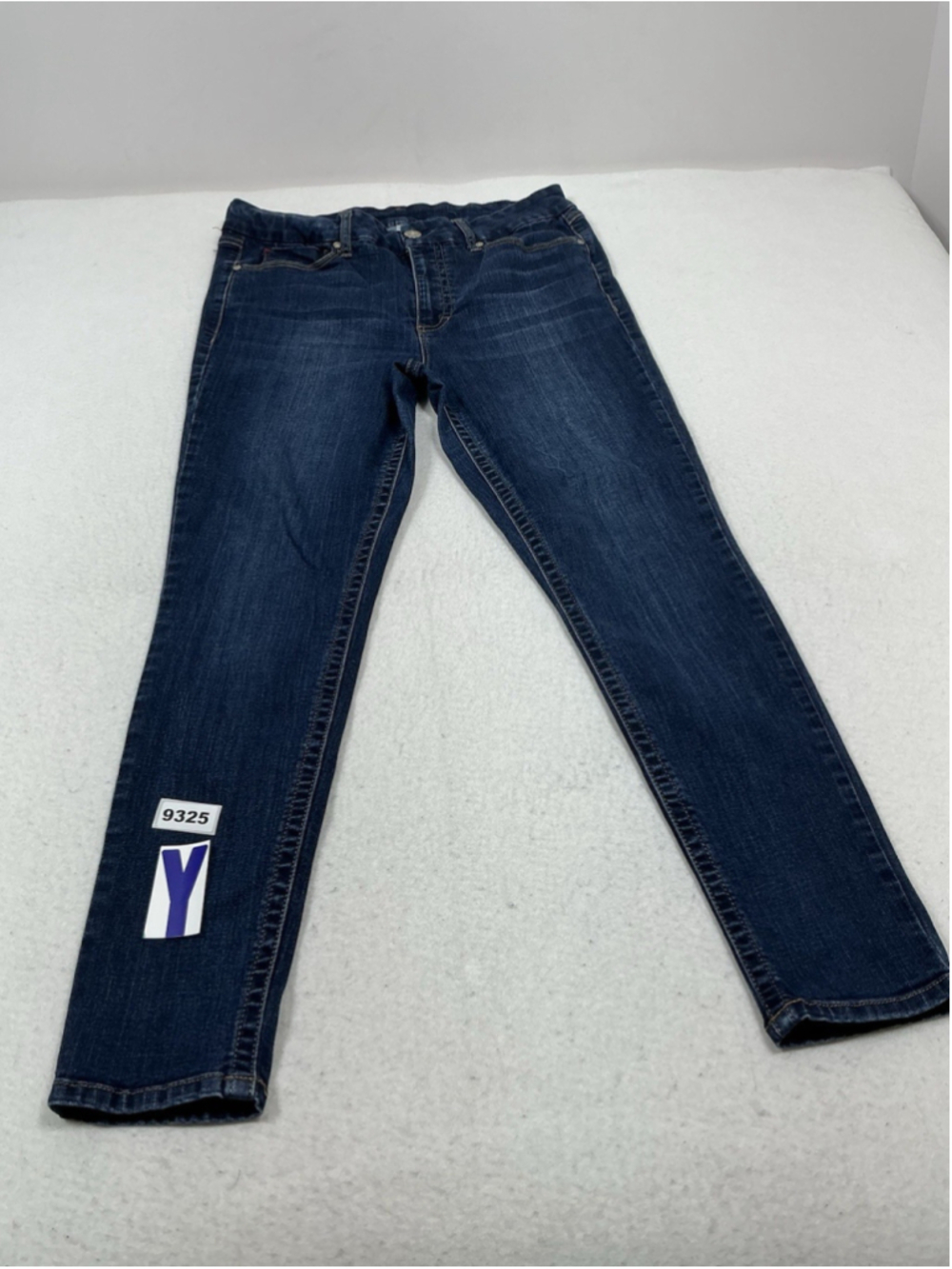 Womans Excellent Seven 7 Blue Stretch Ankle Jeans Size 14 Waist 33 Inches